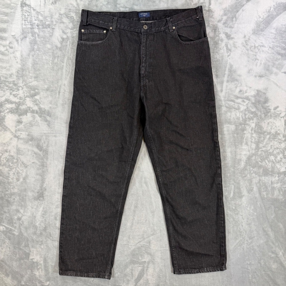 Vintage New Dockers Gentlemen's Fit‎ Jeans Men's Size 38x29 Black Denim Pants